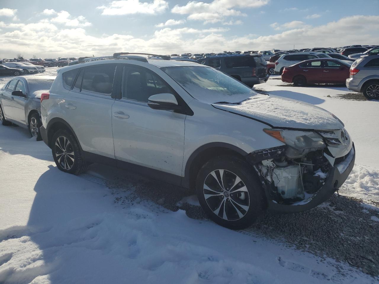 2015 Toyota RAV 4 VIN 2T3DFREV1FW384707 Copart auction photo, side damage thumbnail 4
