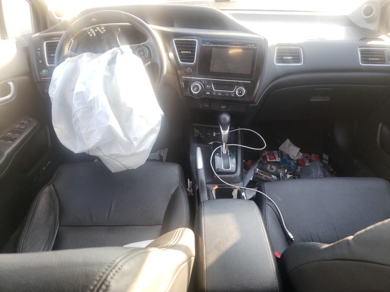 2015 Honda Civic VIN 19XFB2F99FE080257 Copart auction photo, front end damage thumbnail 8