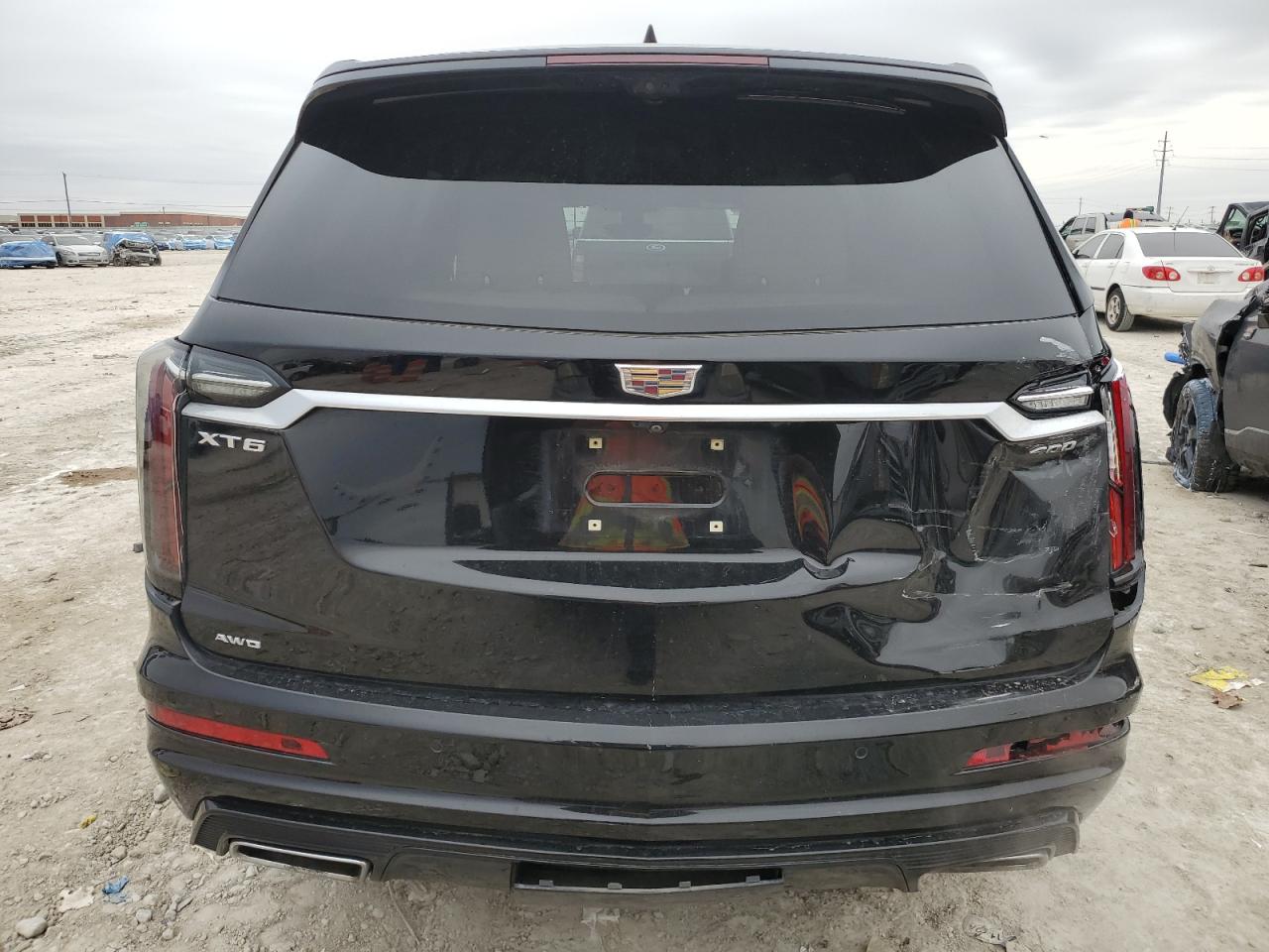 2021 Cadillac XT6 VIN 1GYKPGRS3MZ140296 Copart auction photo, rear end / side damage thumbnail 6