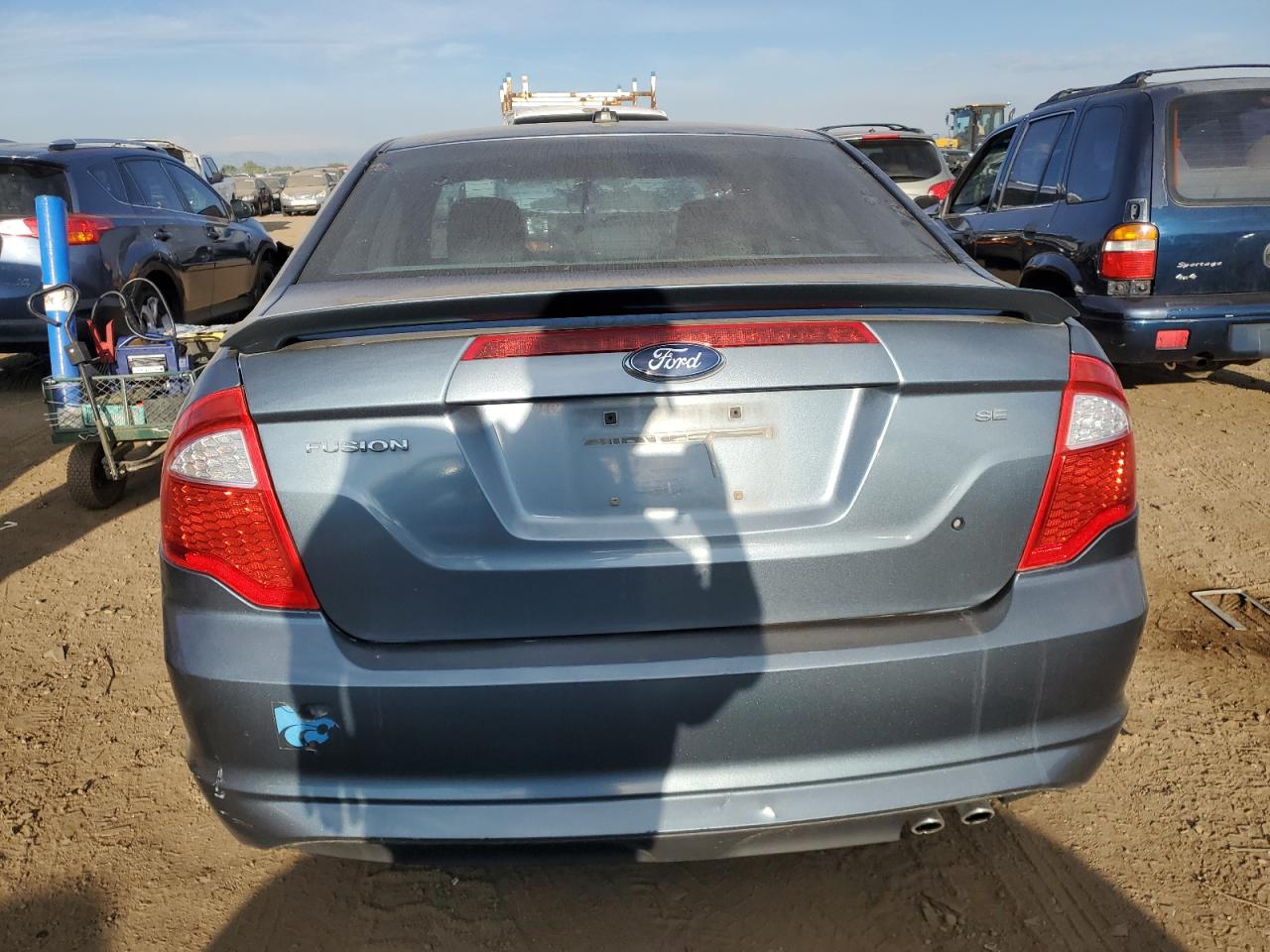 2011 Ford Fusion VIN 3FAHP0HA7BR196782 Copart auction photo, hail damage thumbnail 6