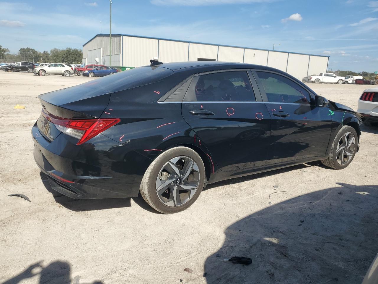 2023 Hyundai Elantra VIN KMHLP4AG9PU383656 Copart auction photo, frame damage / front end damage thumbnail 3