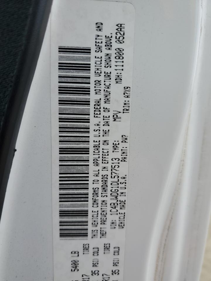 2013 Jeep Wrangler VIN 1C4BJWDG1DL577513 Copart auction photo, front end / minor dent/scratches damage thumbnail 13