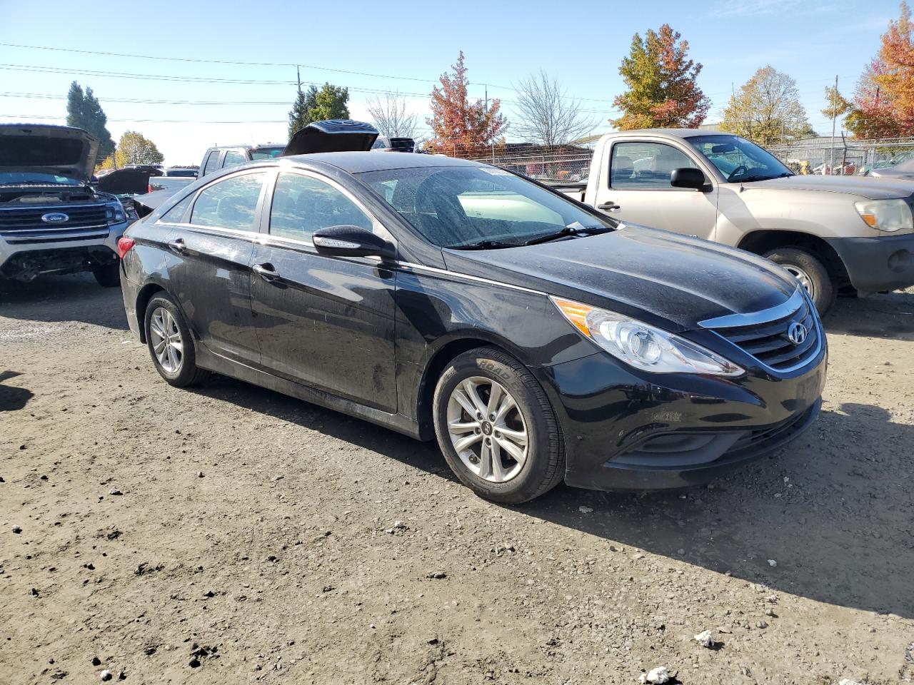 2014 Hyundai Sonata VIN 5NPEB4AC4EH846707 Copart auction photo, rear end damage thumbnail 4