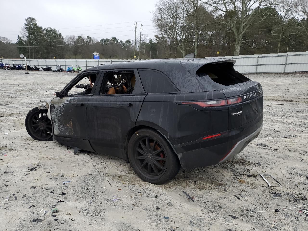 2020 Land Rover Range Rover VIN SALYB2EX5LA251070 Copart auction photo, burn damage thumbnail 2