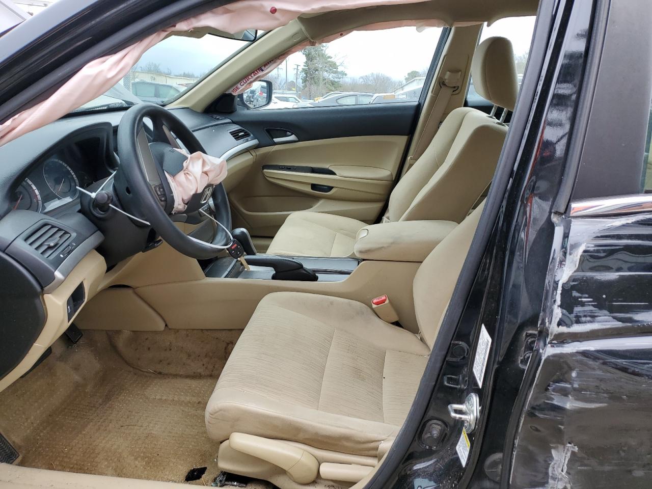 2012 Honda Accord VIN 1HGCP2F32CA166963 Copart auction photo, side / front end damage thumbnail 7