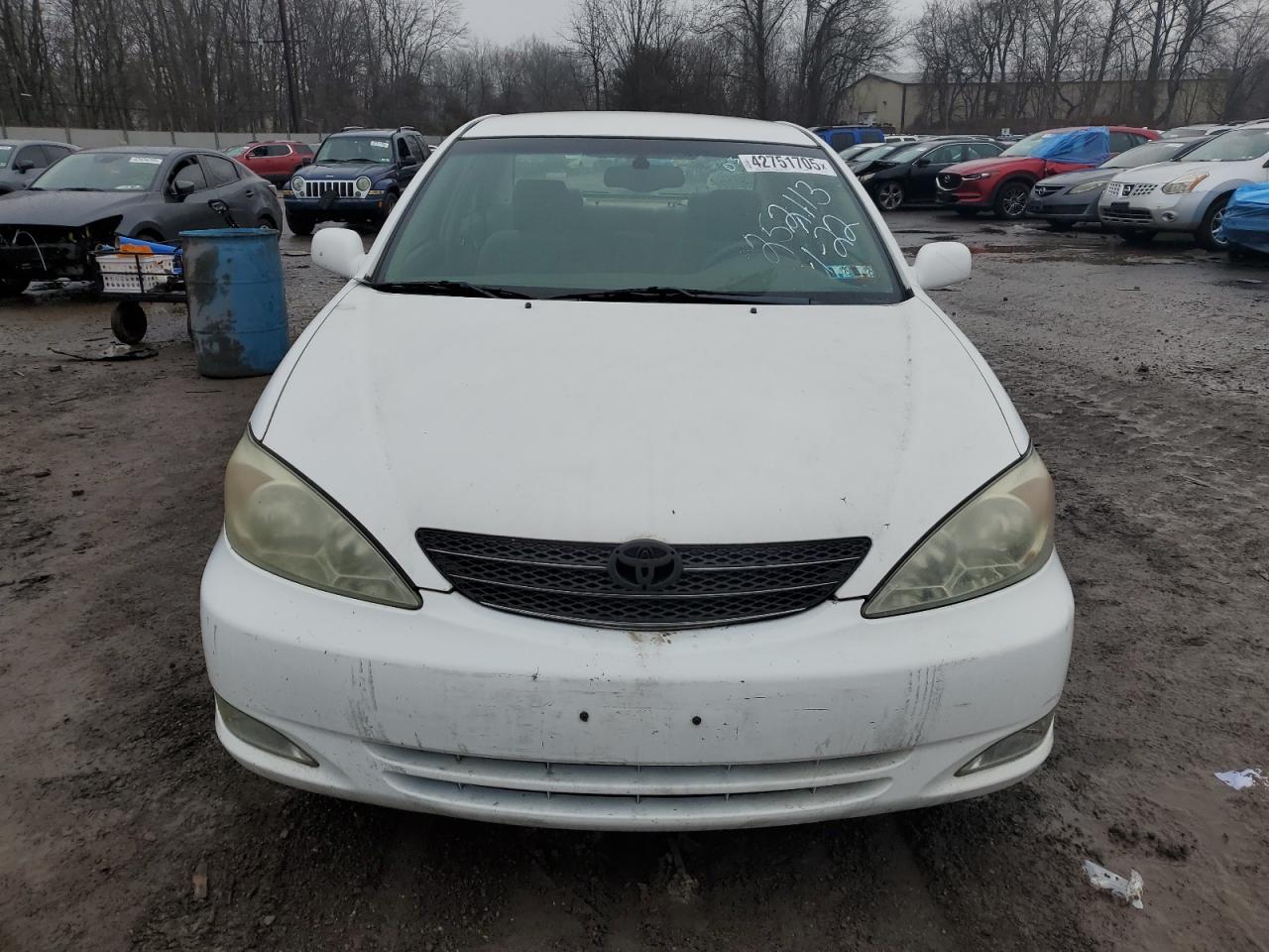 2003 Toyota Camry VIN 4T1BE30K23U252113 Copart auction photo, vandalism damage thumbnail 5