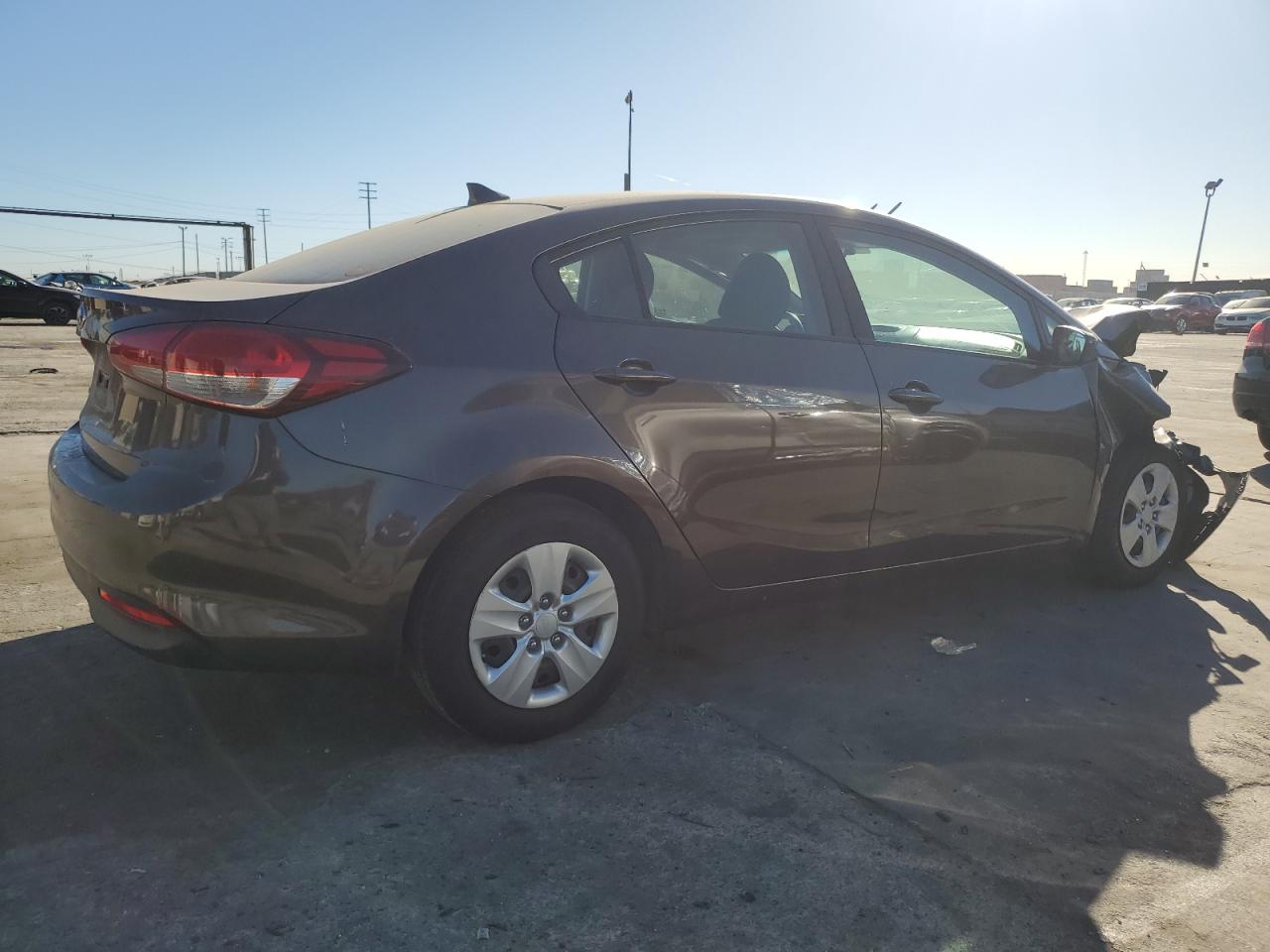 2017 KIA Forte VIN 3KPFK4A73HE159668 Copart auction photo, front end damage thumbnail 3