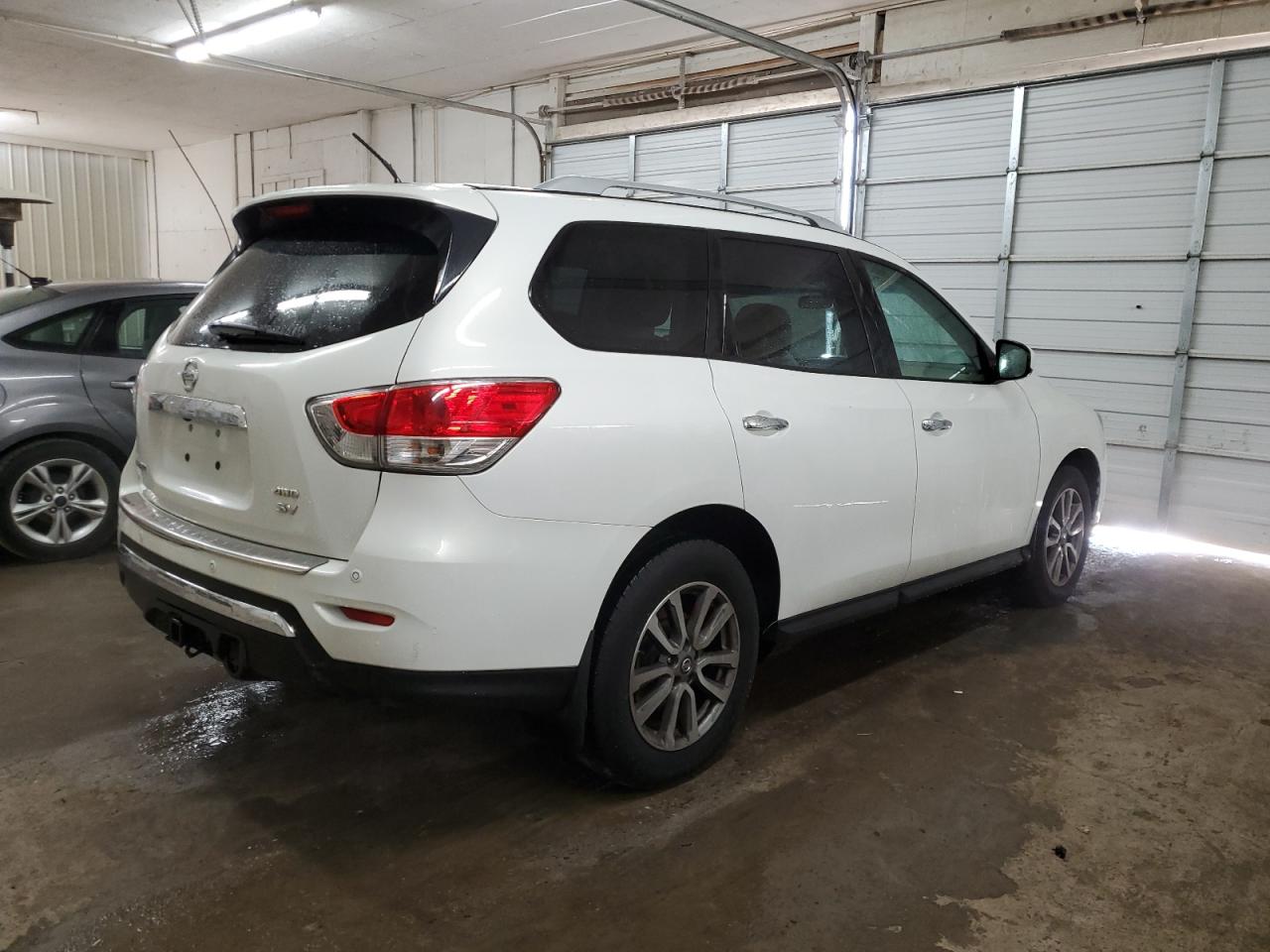 2014 Nissan Pathfinder VIN 5N1AR2MM9EC654659 Copart auction photo, front end / undercarriage damage thumbnail 3