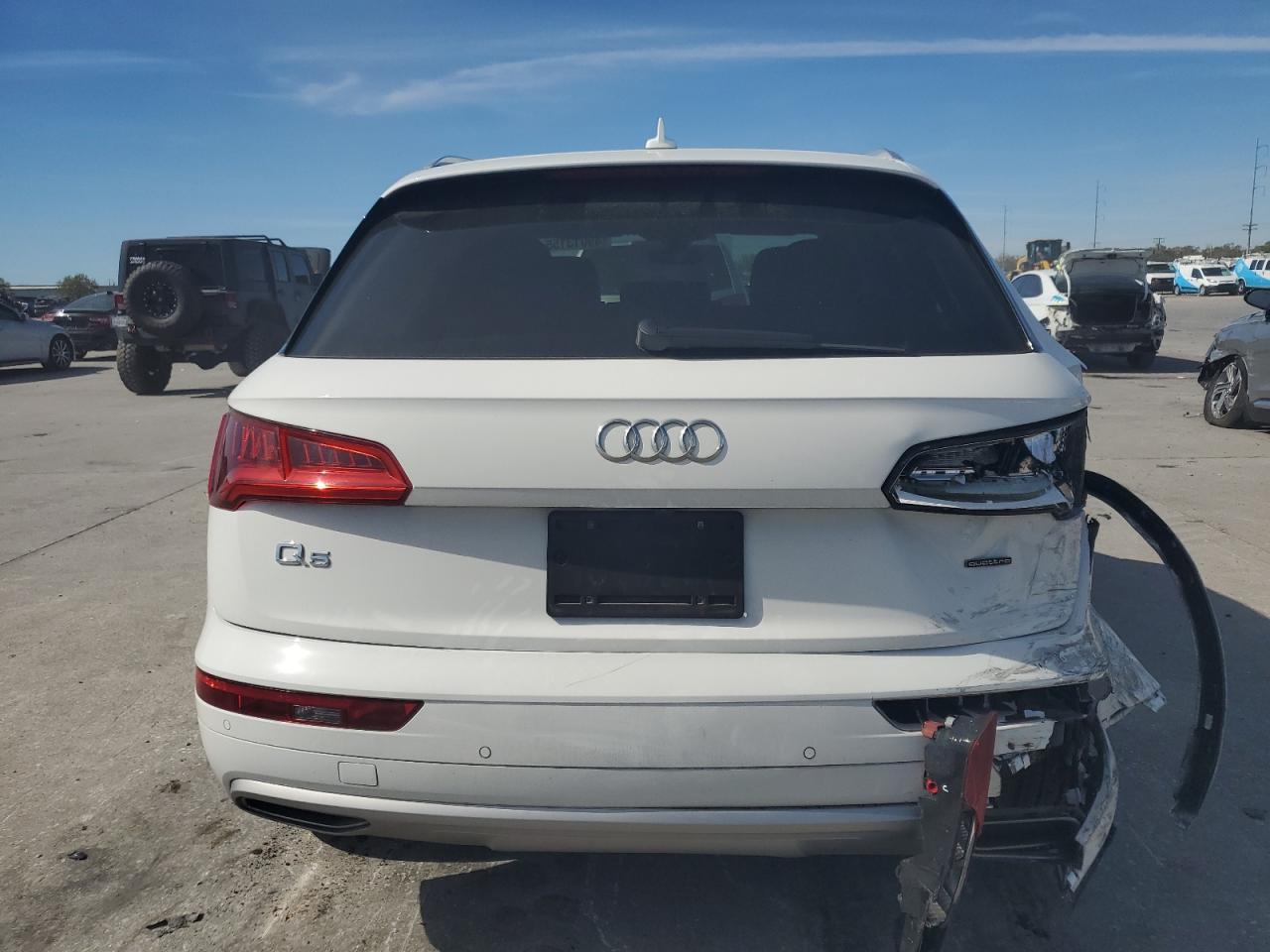 2020 Audi Q5 VIN WA1ANAFY9L2113778 Copart auction photo, rear end damage thumbnail 6