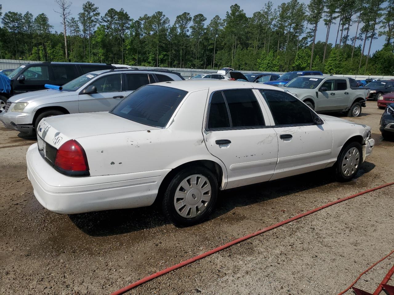 2008 Ford Crown Victoria VIN 2FAFP71VX8X105317 Copart auction photo, front end / side damage thumbnail 3