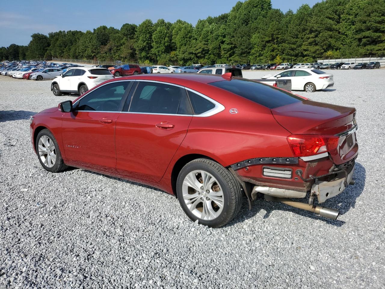 2014 Chevrolet Impala VIN 2G1125S3XE9225521 Copart auction photo, rear end / mechanical damage thumbnail 2