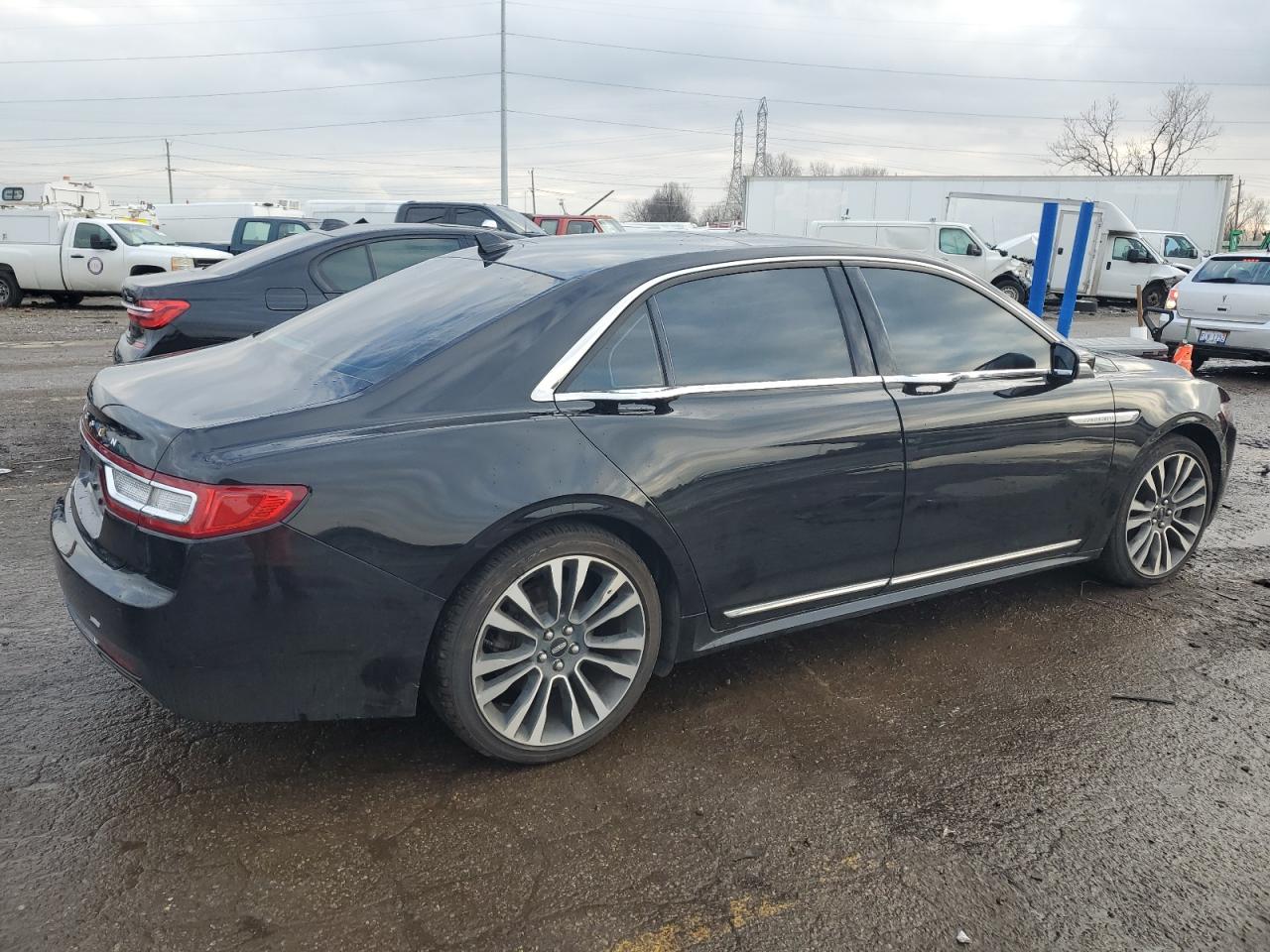 2019 Lincoln Continental VIN 1LN6L9TK7K5602477 Copart auction photo, side damage thumbnail 3