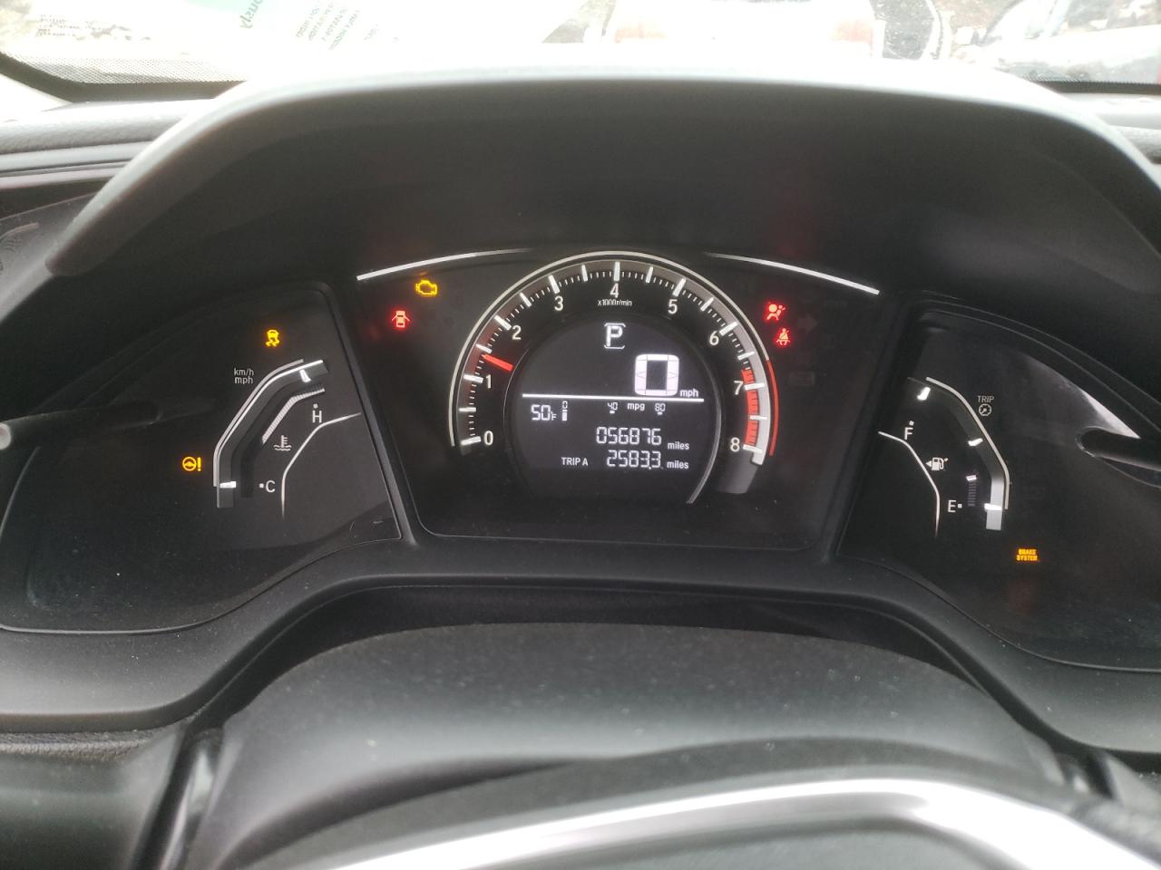 2016 Honda Civic VIN 19XFC2F50GE049619 Copart auction photo, front end damage thumbnail 9