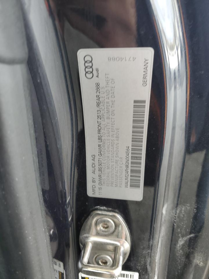 2016 Audi A5 VIN WAUM2AFH8GN004564 Copart auction photo, front end damage thumbnail 14