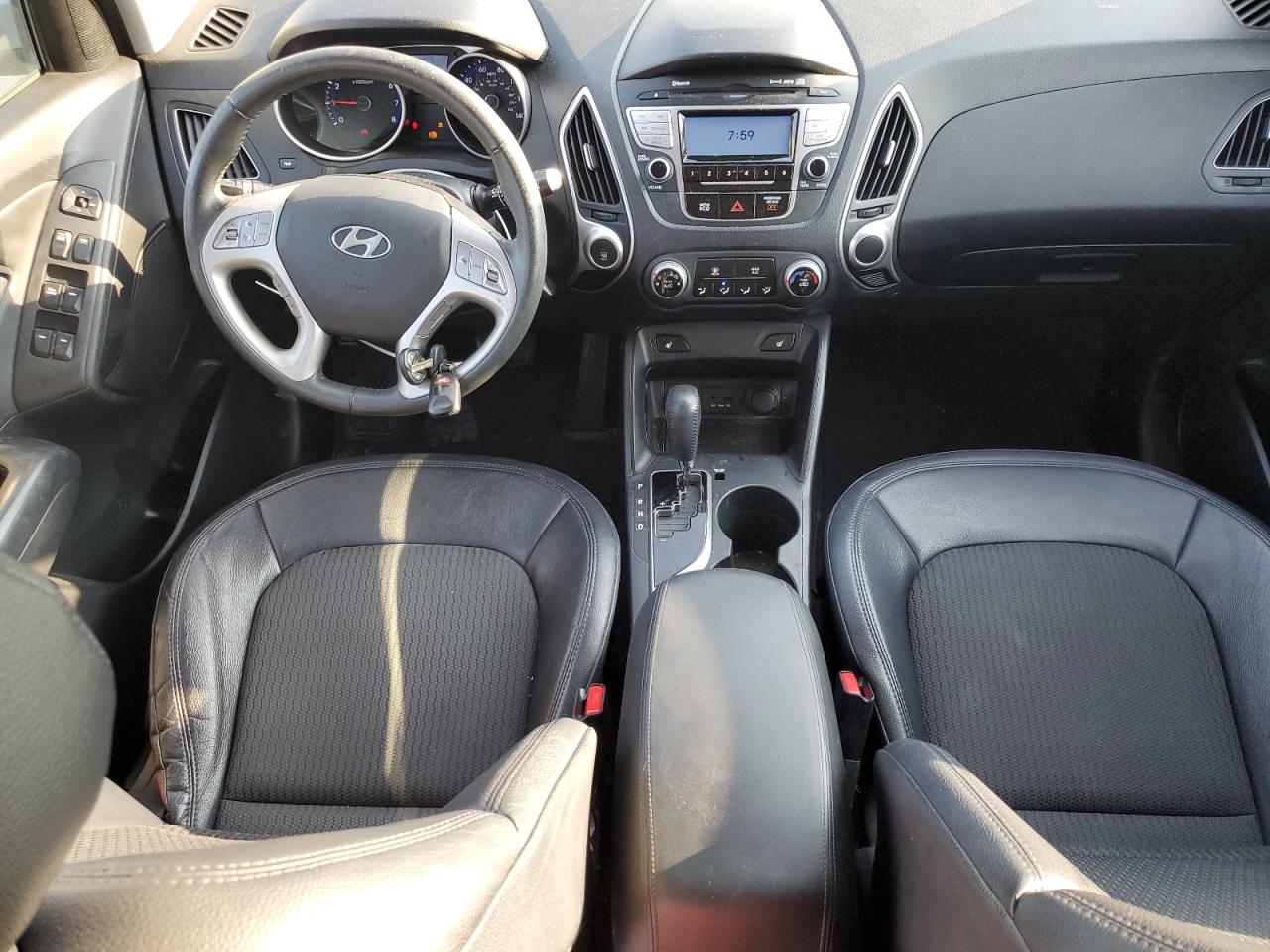2013 Hyundai Tucson VIN KM8JUCAC4DU709124 Copart auction photo, hail damage thumbnail 8