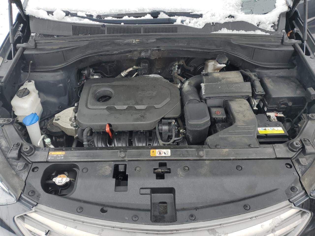 2017 Hyundai Santa Fe VIN 5XYZUDLB5HG471258 Copart auction photo, rear end / minor dent/scratches damage thumbnail 12