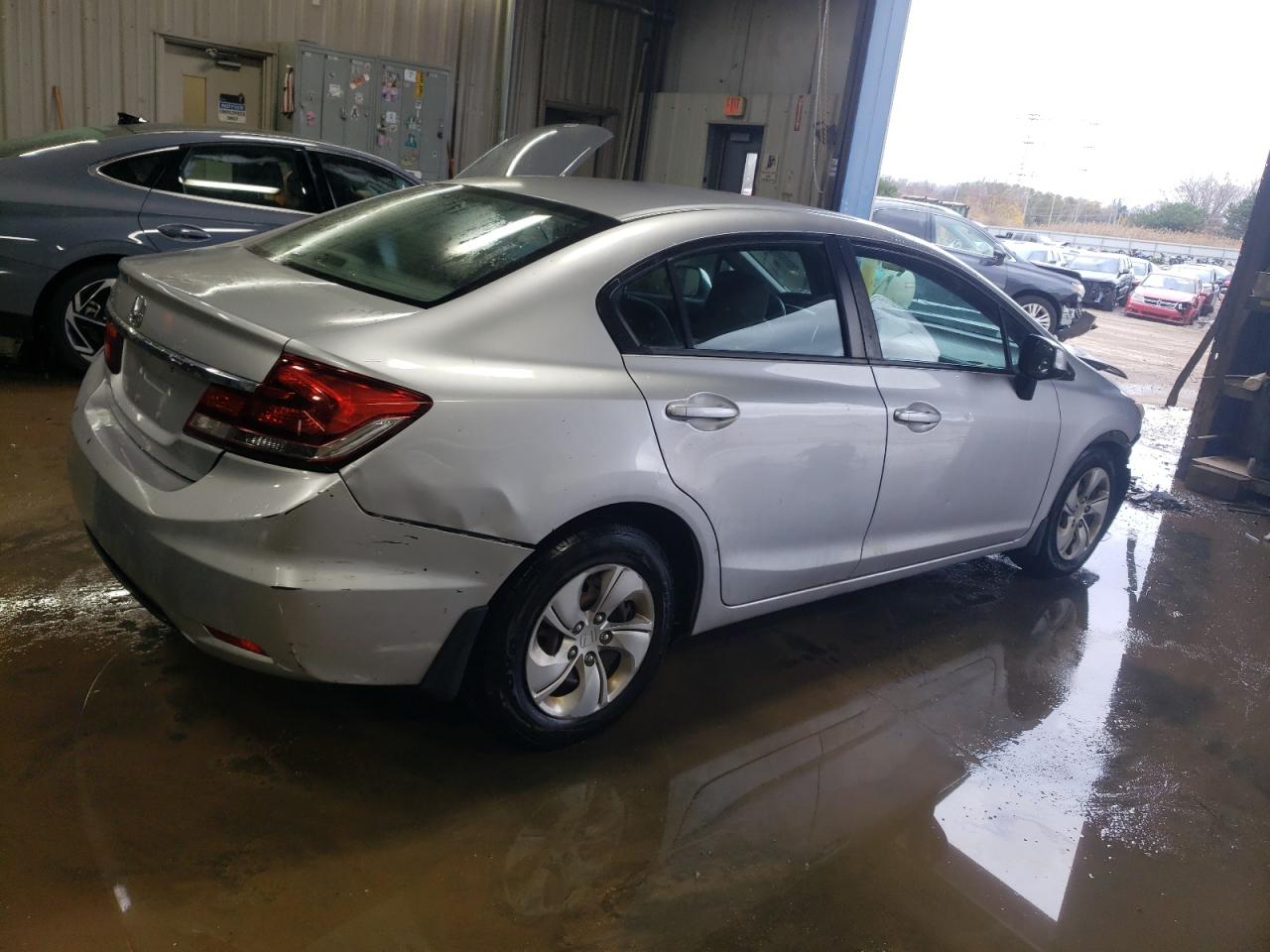 2013 Honda Civic VIN 19XFB2F58DE042769 Copart auction photo, front end damage thumbnail 3