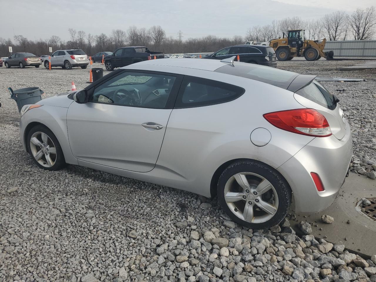 2014 Hyundai Veloster VIN KMHTC6ADXEU189342 Copart auction photo, front end / undercarriage damage thumbnail 2