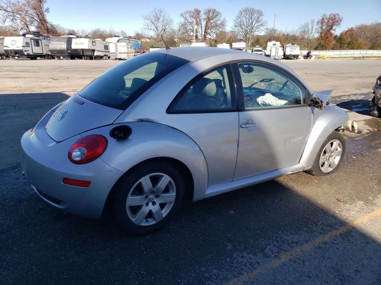 2007 Volkswagen Beetle VIN 3VWRW31C67M504850 Copart auction photo, front end damage thumbnail 3