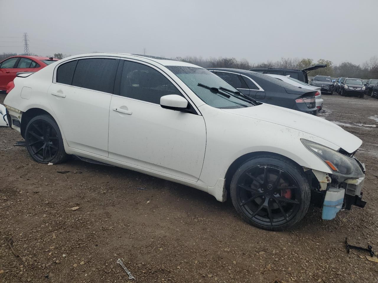 2013 Infiniti EX VIN JN1CV6AR6DM767609 Copart auction photo, all over damage thumbnail 4