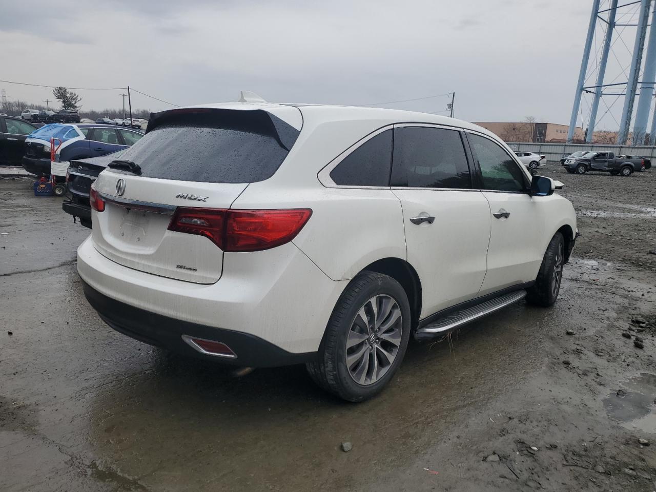 2016 Acura MDX VIN 5FRYD4H44GB054448 Copart auction photo, front end damage thumbnail 3