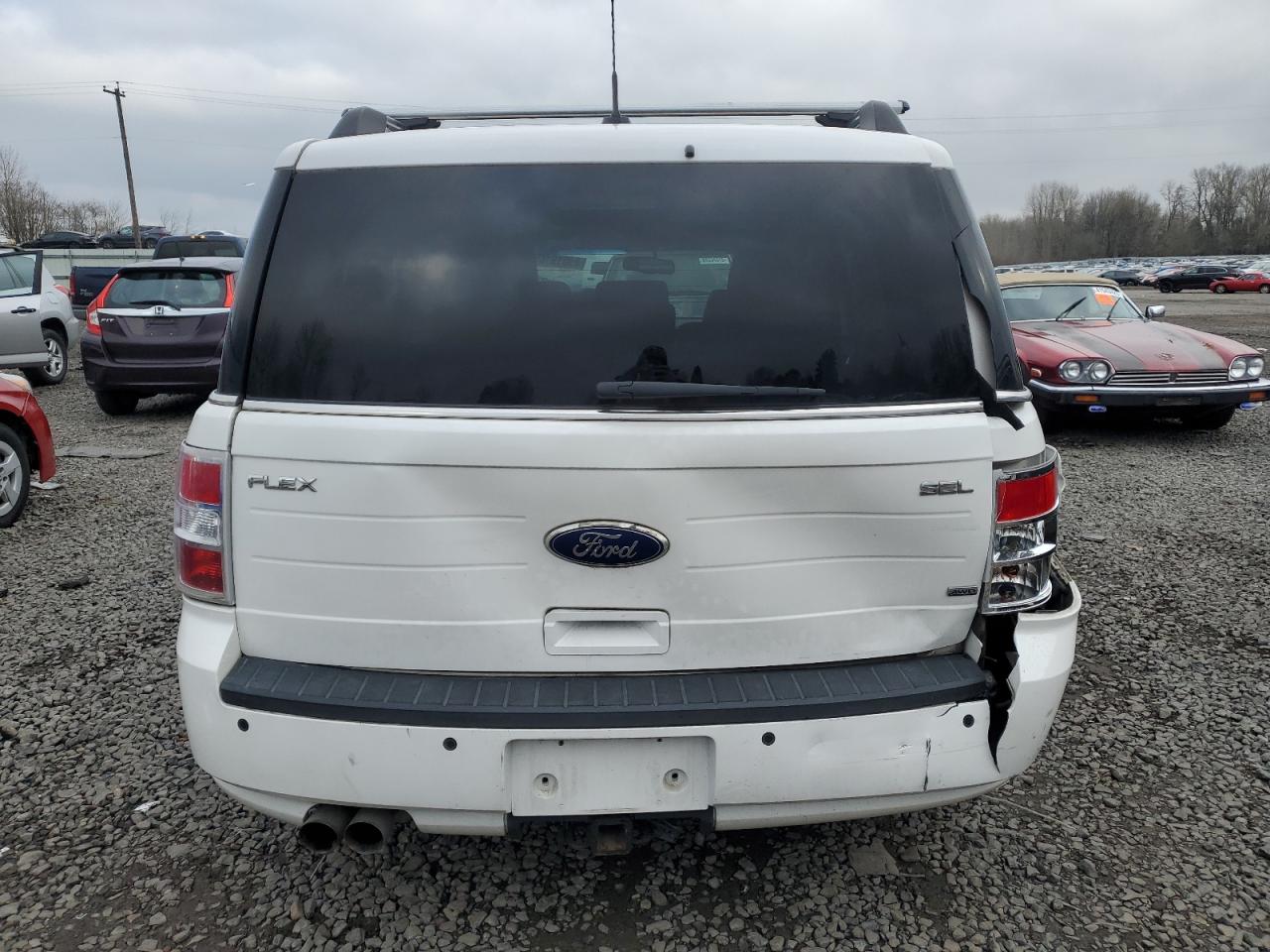 2012 Ford Flex VIN 2FMHK6CC6CBD19245 Copart auction photo, rear end damage thumbnail 6