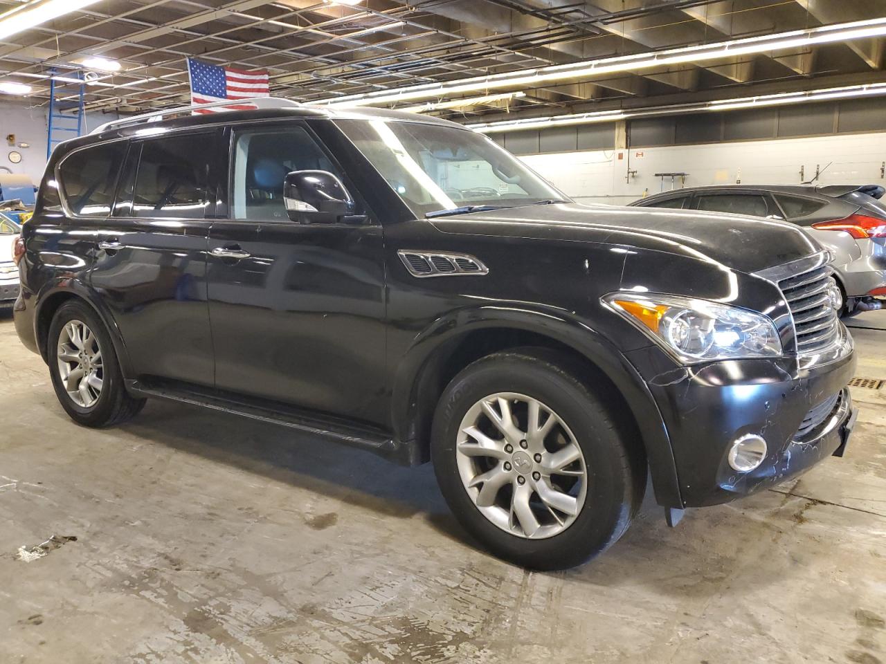 2012 Infiniti QX56 VIN JN8AZ2NEXC9019055 Copart auction photo, minor dent/scratches damage thumbnail 4