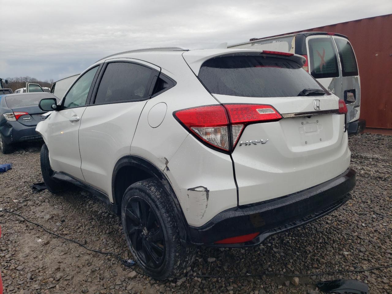 2022 Honda HR-V VIN 3CZRU6H19NM732945 Copart auction photo, front end / rear end damage thumbnail 2