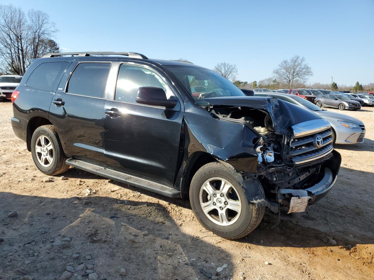 2011 Toyota Sequoia VIN 5TDBY5G11BS045249 Copart auction photo, front end / rear end damage thumbnail 4