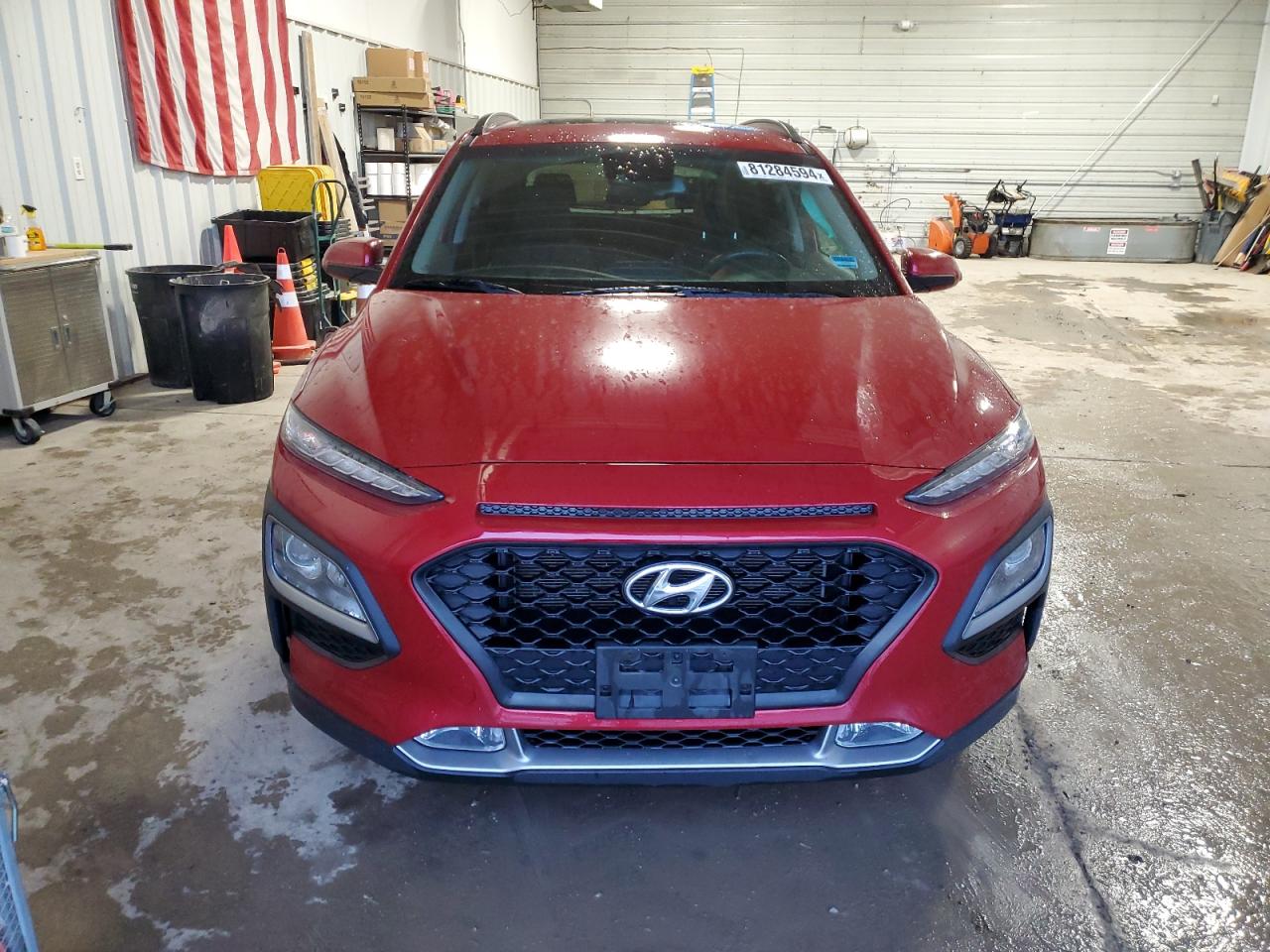 2019 Hyundai Kona VIN KM8K62AA8KU350784 Copart auction photo, side damage thumbnail 5