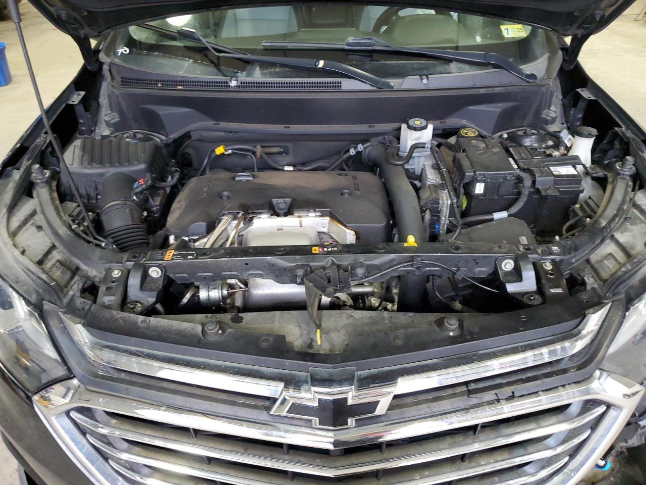2018 Chevrolet Equinox VIN 3GNAXNEX8JL376170 Copart auction photo, front end / undercarriage damage thumbnail 13
