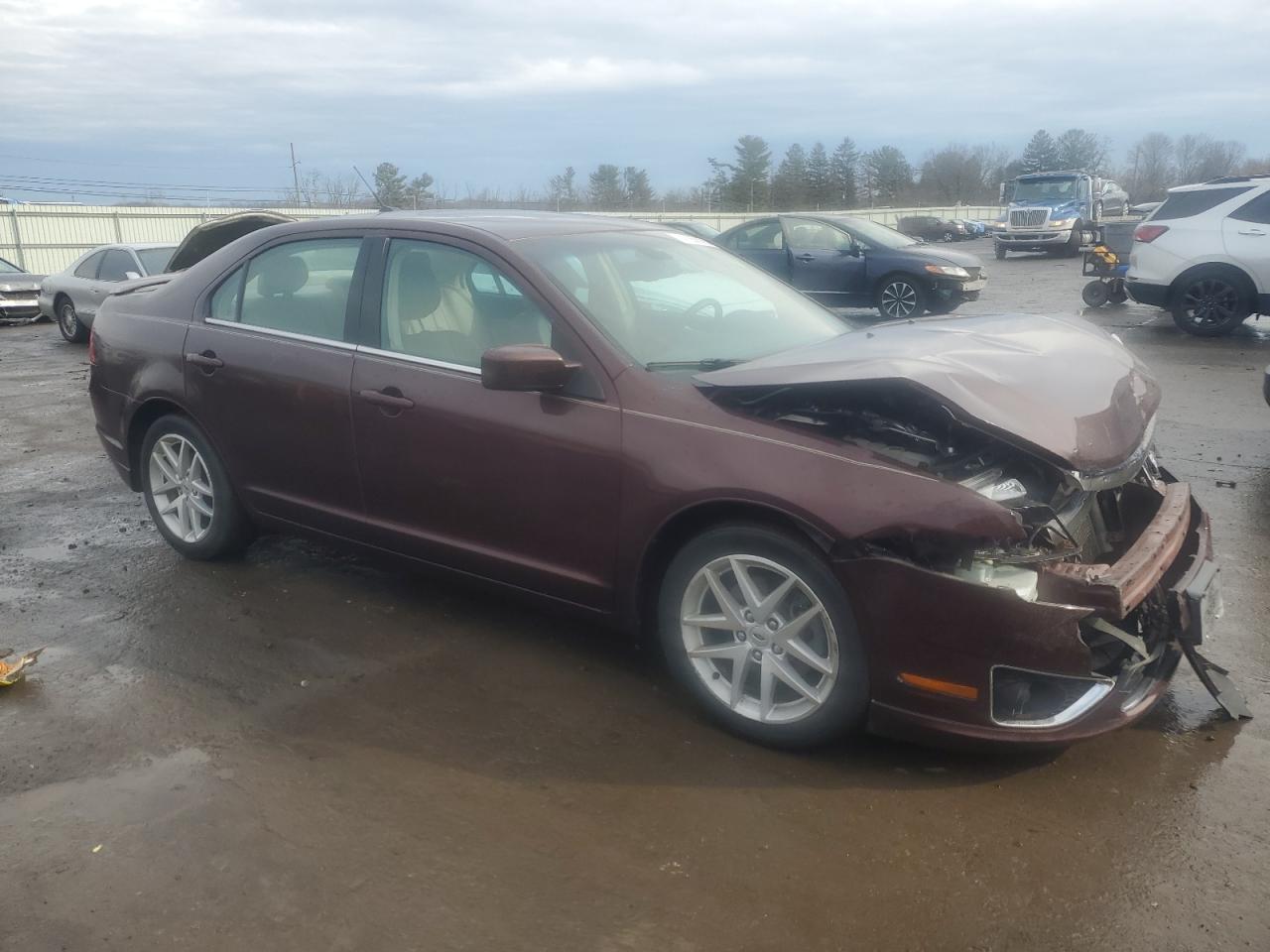 2012 Ford Fusion VIN 3FAHP0JA7CR140983 Copart auction photo, front end damage thumbnail 4