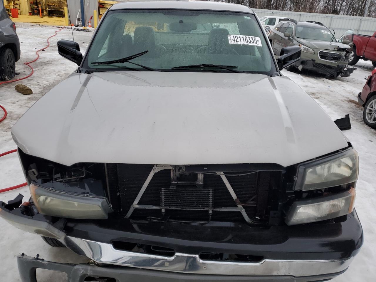2005 Chevrolet Silverado VIN 1GCEK14TX5Z112351 Copart auction photo, all over damage thumbnail 11