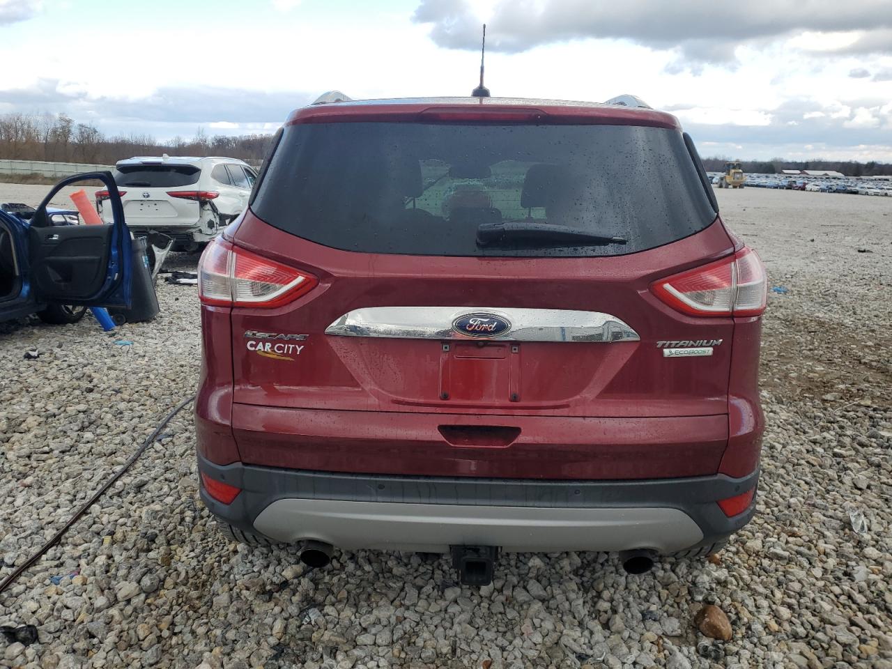 2016 Ford Escape VIN 1FMCU0J99GUA95221 Copart auction photo, front end damage thumbnail 6