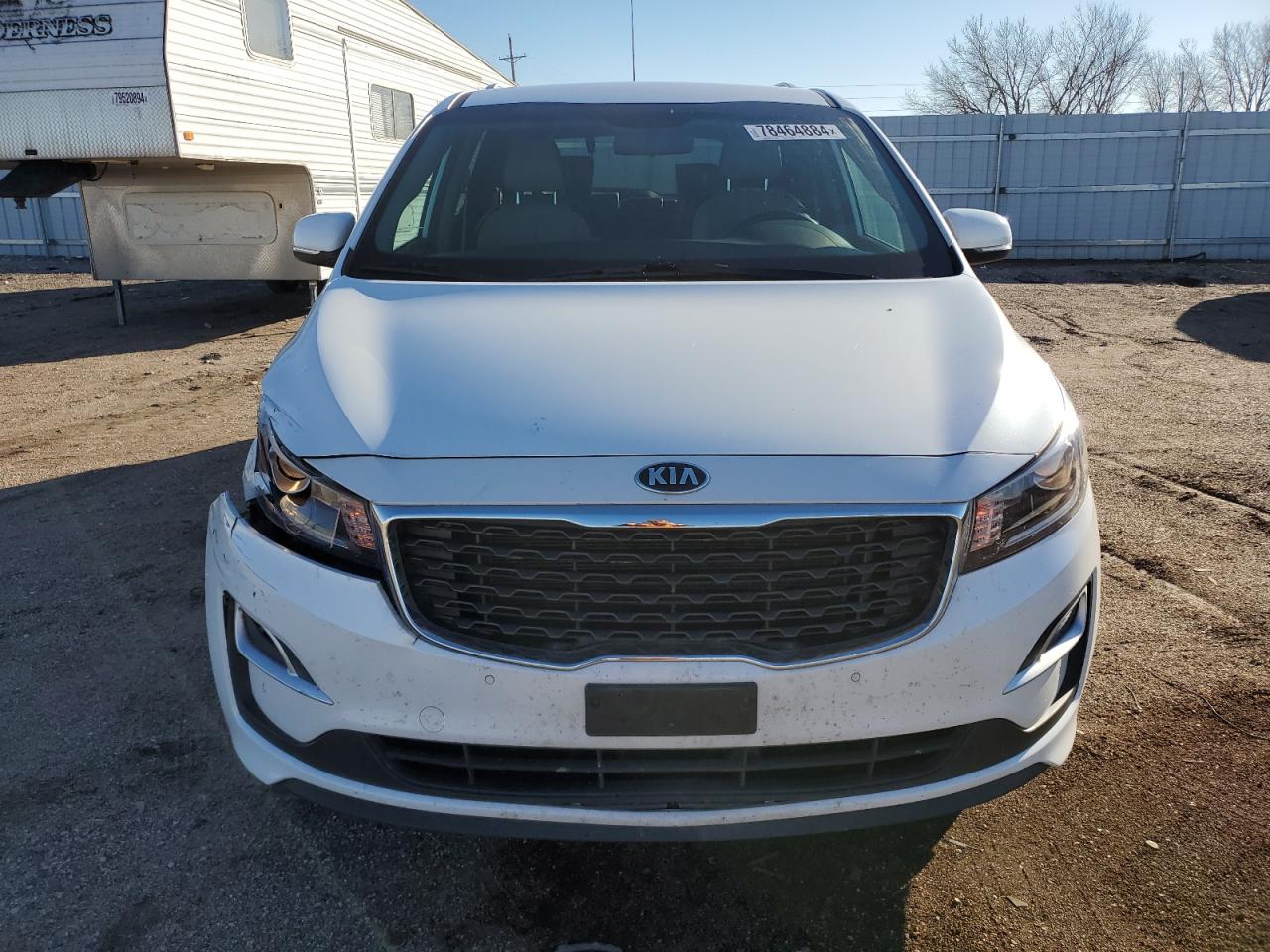 2021 KIA Sedona VIN KNDMB5C19M6673451 Copart auction photo, rear end / front end damage thumbnail 5
