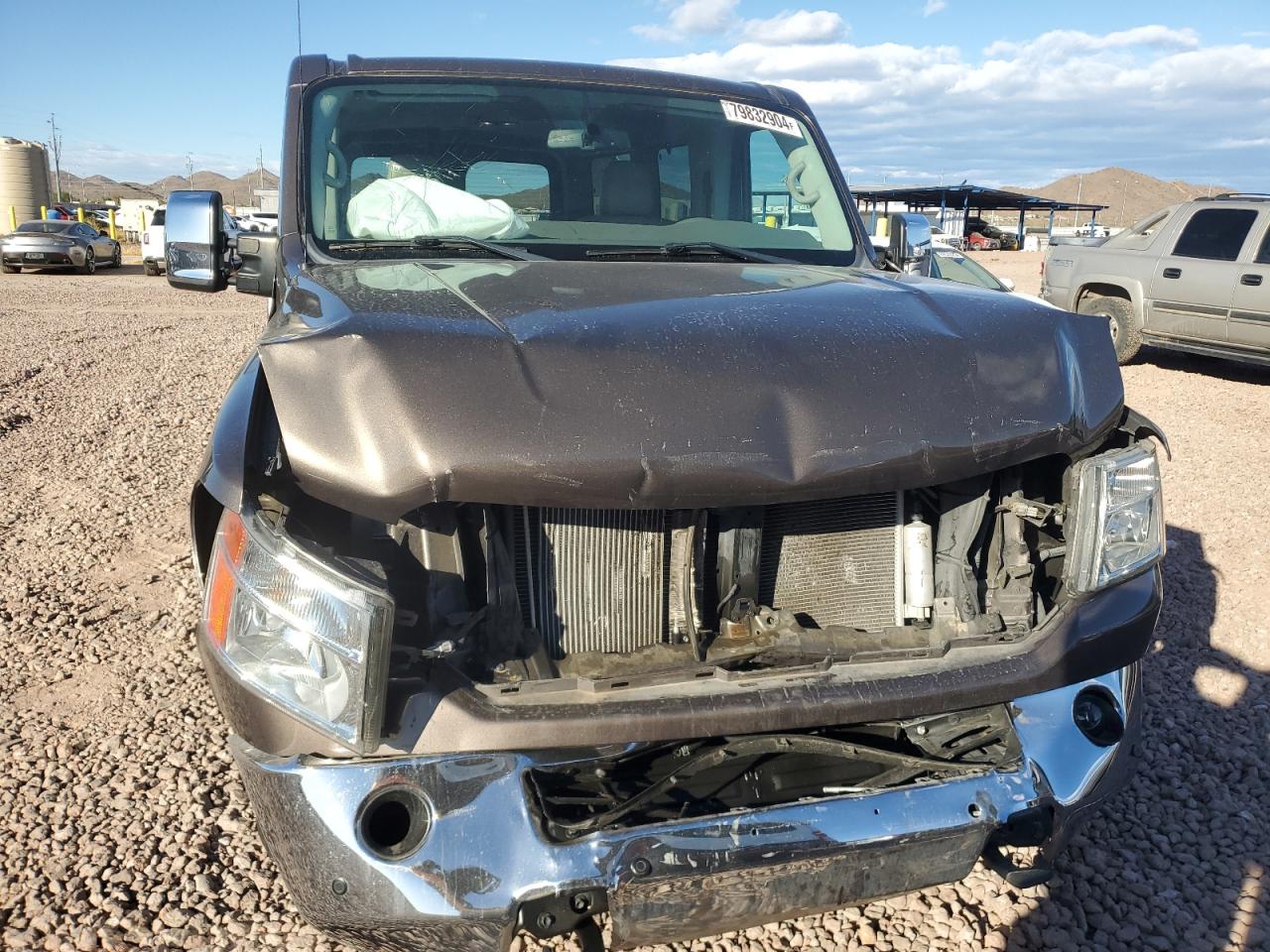 2016 Nissan NV VIN 5BZAF0AA3GN851233 Copart auction photo, front end damage thumbnail 5
