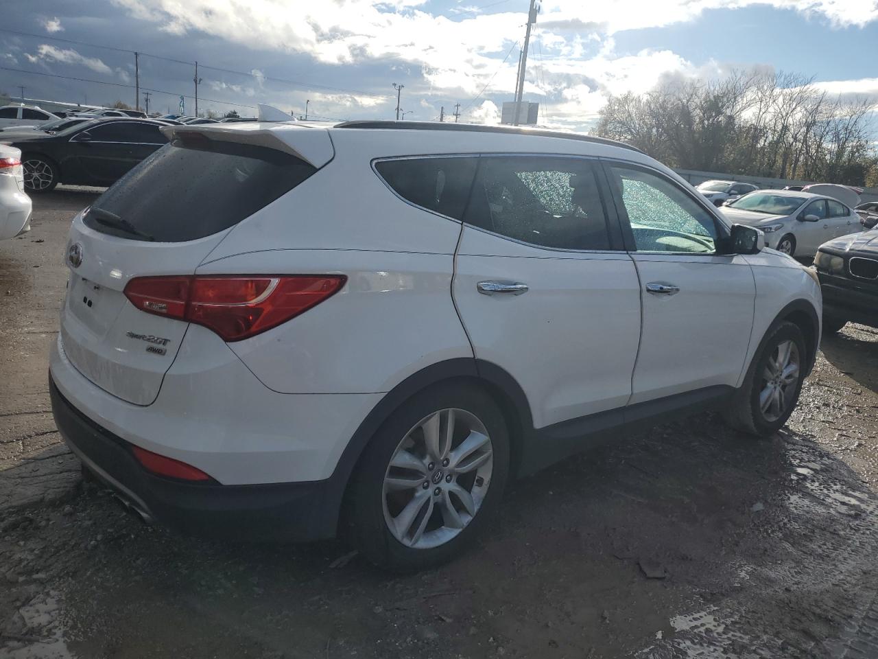 2013 Hyundai Santa Fe VIN 5XYZUDLA4DG086582 Copart auction photo, rear end / undercarriage damage thumbnail 3