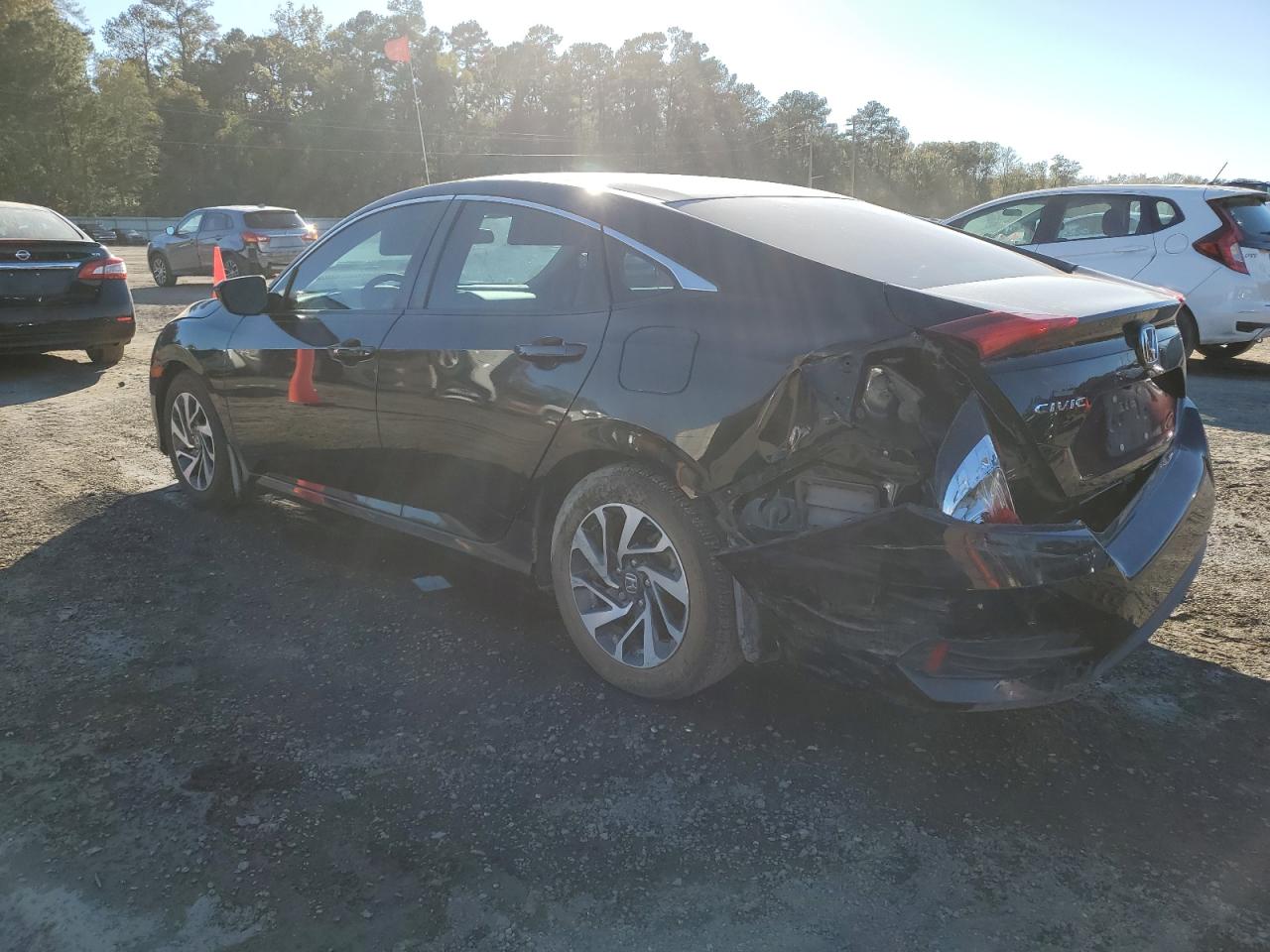 2016 Honda Civic VIN 19XFC2F7XGE078174 Copart auction photo, front end damage thumbnail 2