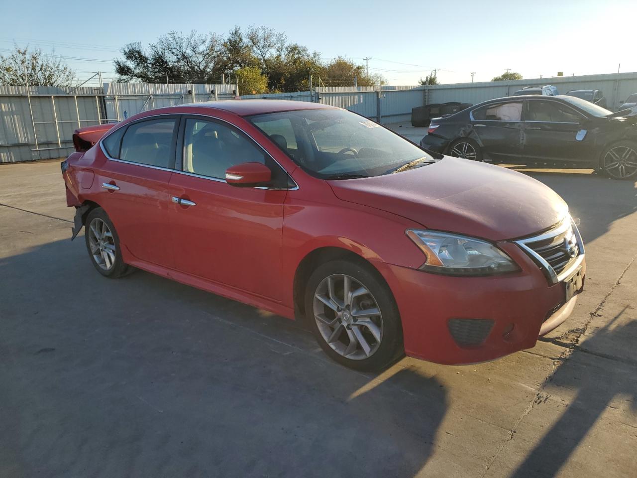 2015 Nissan Sentra VIN 3N1AB7APXFY310600 Copart auction photo, rear end damage thumbnail 4