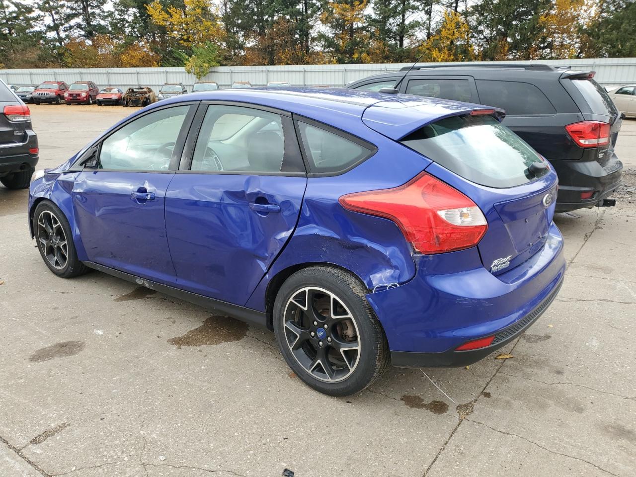 2013 Ford Focus VIN 1FADP3K2XDL111338 Copart auction photo, all over damage thumbnail 2