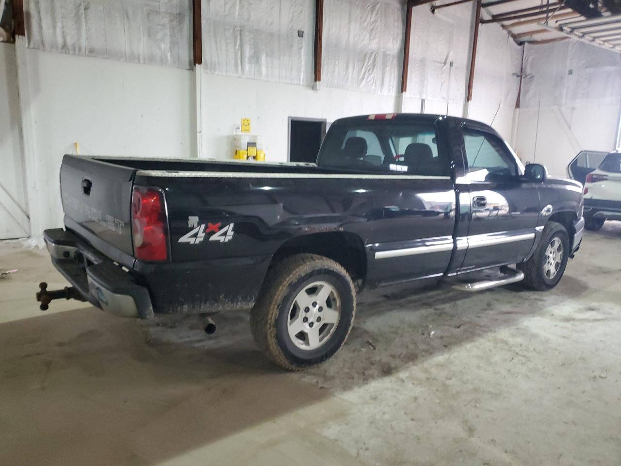2006 Chevrolet Silverado VIN 3GCEK14V56G243061 Copart auction photo, side damage thumbnail 3
