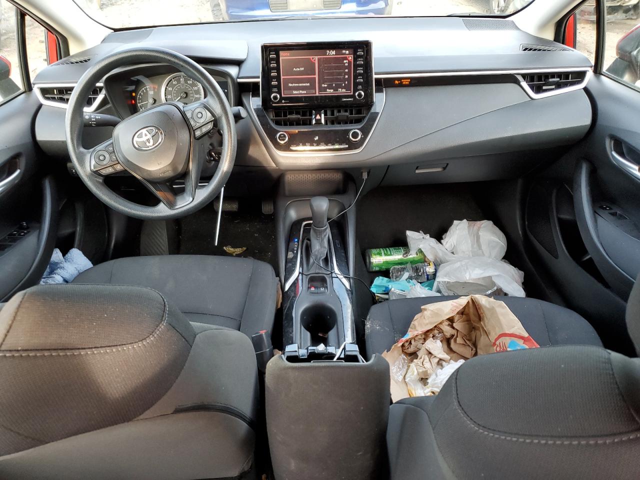 2021 Toyota Corolla VIN 5YFEPMAE3MP242411 Copart auction photo, rear end damage thumbnail 8