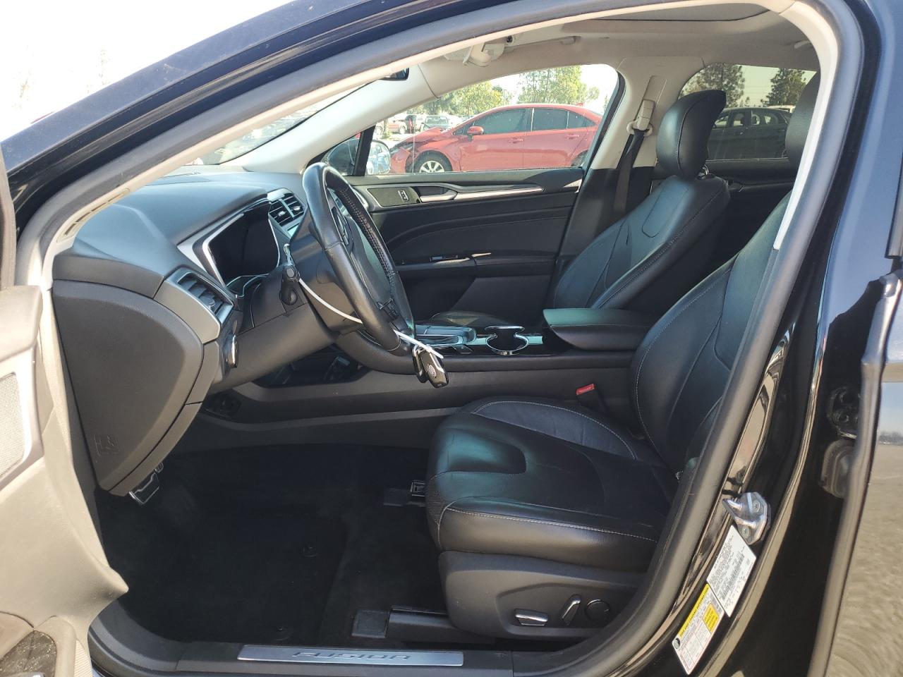 2014 Ford Fusion VIN 3FA6P0SUXER366423 Copart auction photo, side / front end damage thumbnail 7