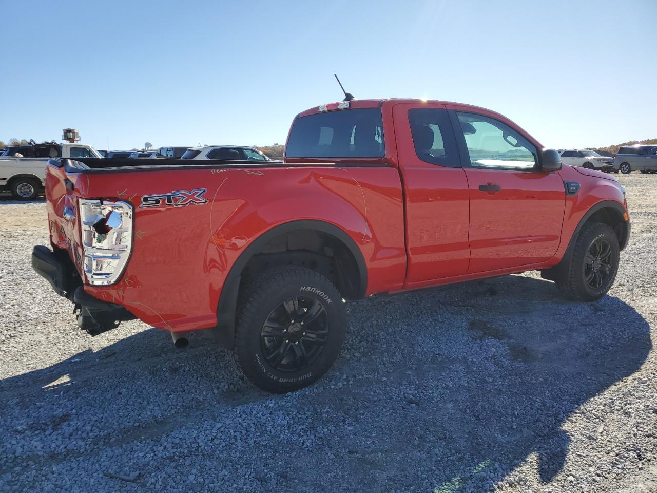 2022 Ford Ranger VIN 1FTER1EH8NLD41152 Copart auction photo, rear end / minor dent/scratches damage thumbnail 3