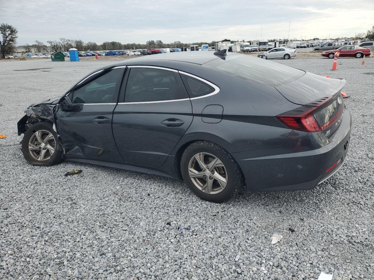 2021 Hyundai Sonata VIN 5NPEG4JA6MH087623 Copart auction photo, front end / side damage thumbnail 2
