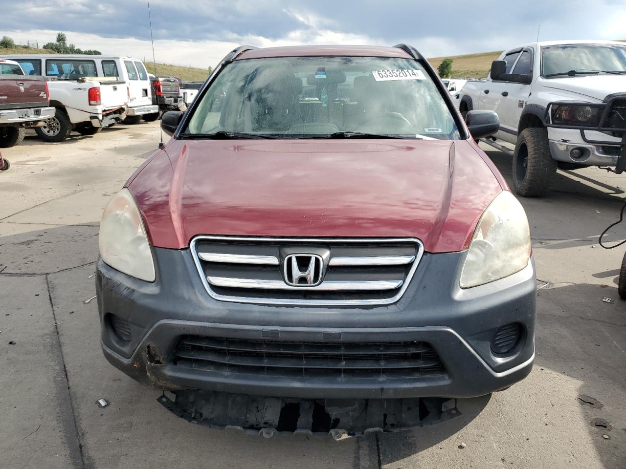 2006 Honda CR-V VIN JHLRD78516C050789 Copart auction photo, front end damage thumbnail 5
