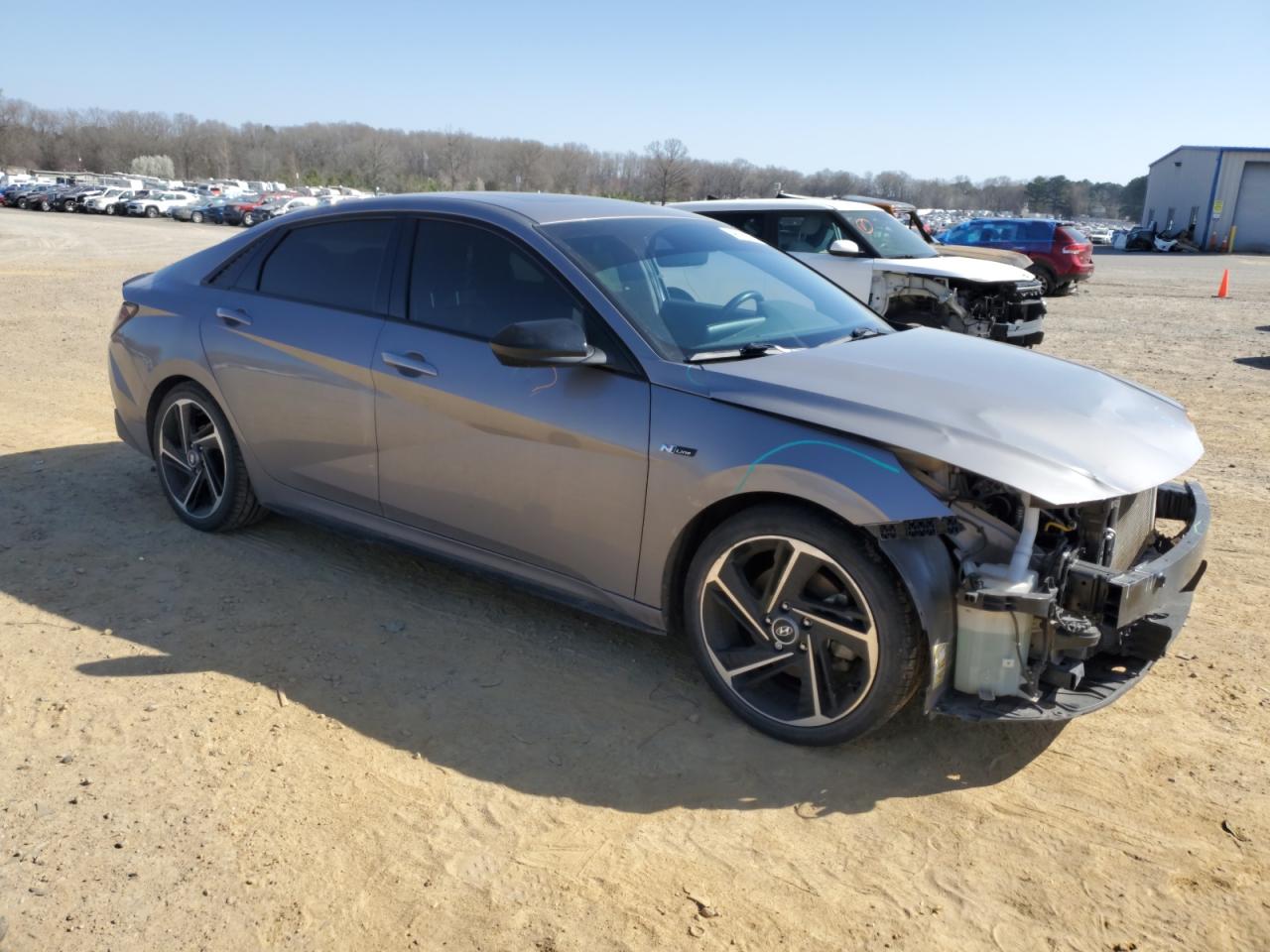 2022 Hyundai Elantra VIN KMHLR4AF2NU345751 Copart auction photo, front end damage thumbnail 4