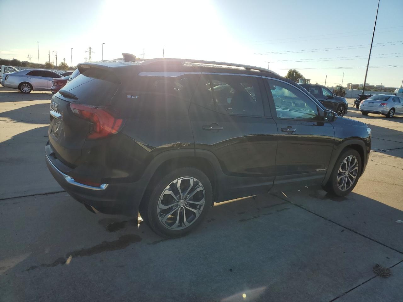 2019 GMC Terrain VIN 3GKALPEX9KL299251 Copart auction photo, hail / minor dent/scratches damage thumbnail 3