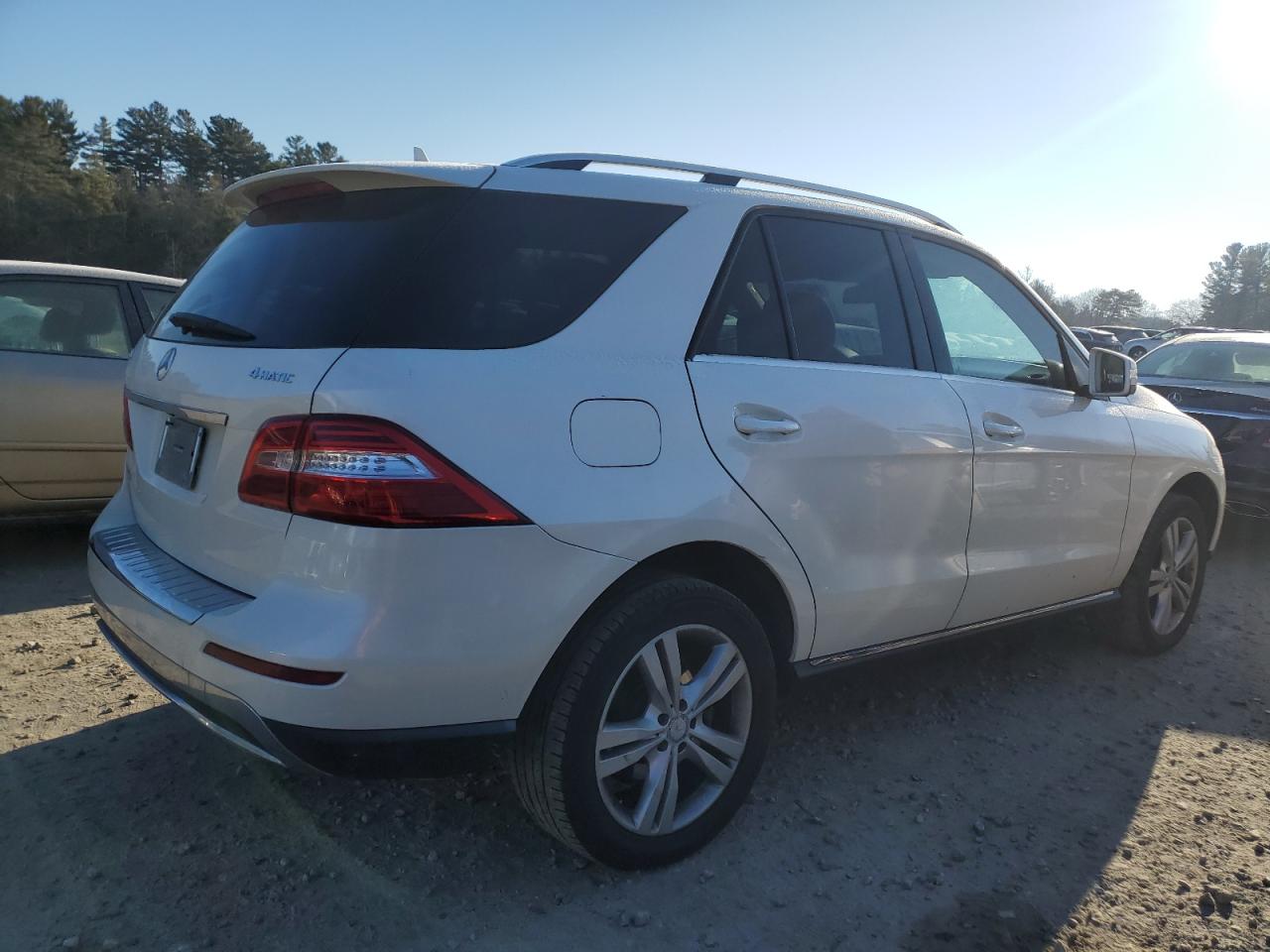 2013 Mercedes-Benz M-klasse VIN 4JGDA5HB6DA107468 Copart auction photo, front end damage thumbnail 3