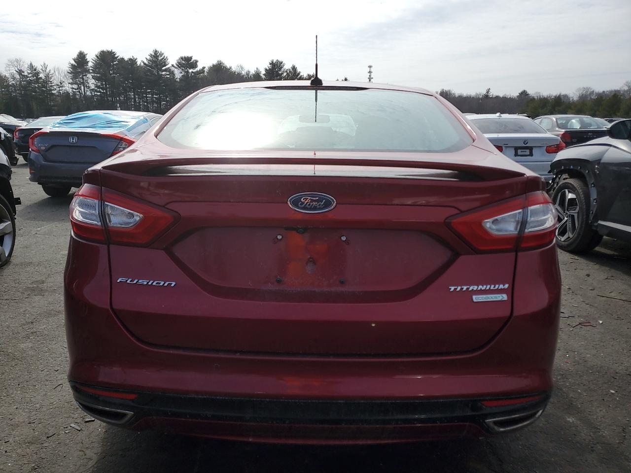 2016 Ford Fusion VIN 3FA6P0K97GR391343 Copart auction photo, side damage thumbnail 6